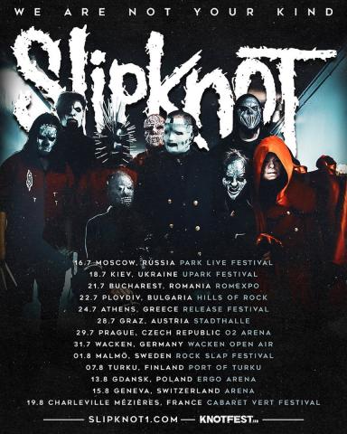 Slipknot Tourdaten