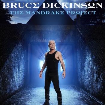 Bruce Dickinson Cover Soloalbum in schwarz-blau von The Mandrake Project